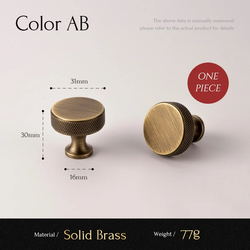 Brass Diamond-cut Cross Knurl