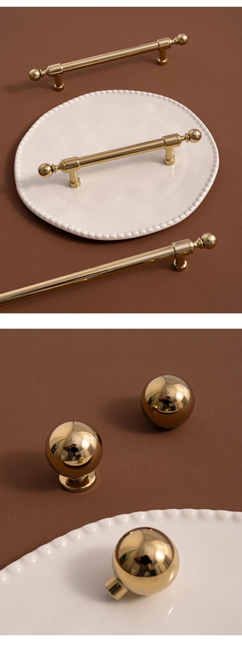 Solid Brass Kitchen Cabinet Handle