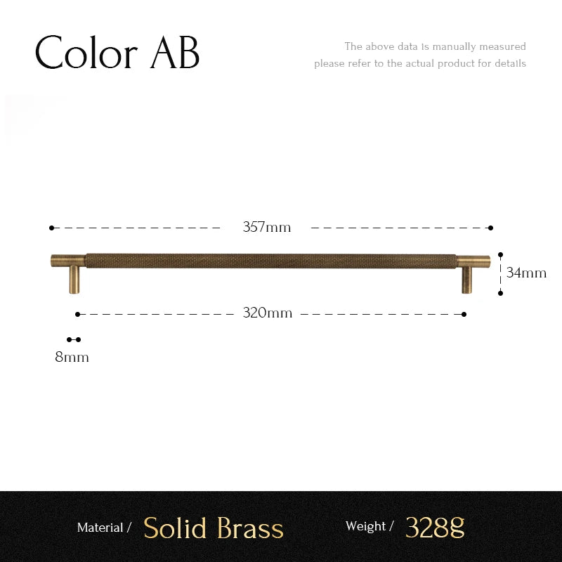 Brass Diamond-cut Cross Knurl