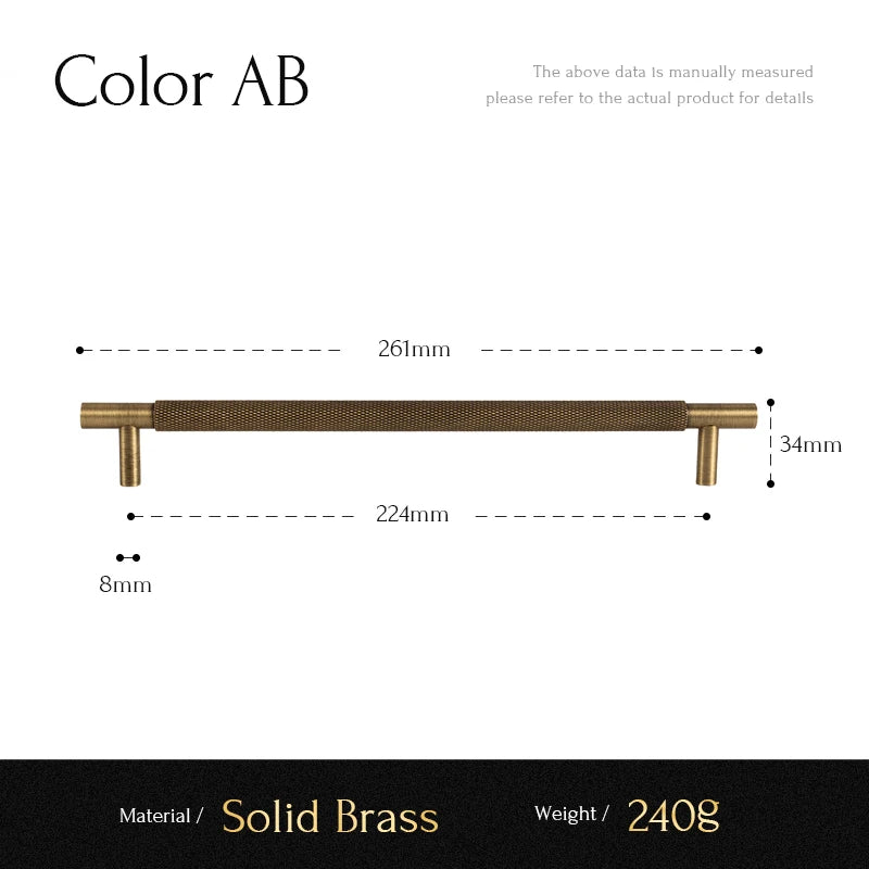 Brass Diamond-cut Cross Knurl