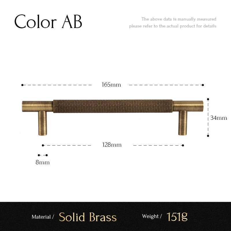 Brass Diamond-cut Cross Knurl