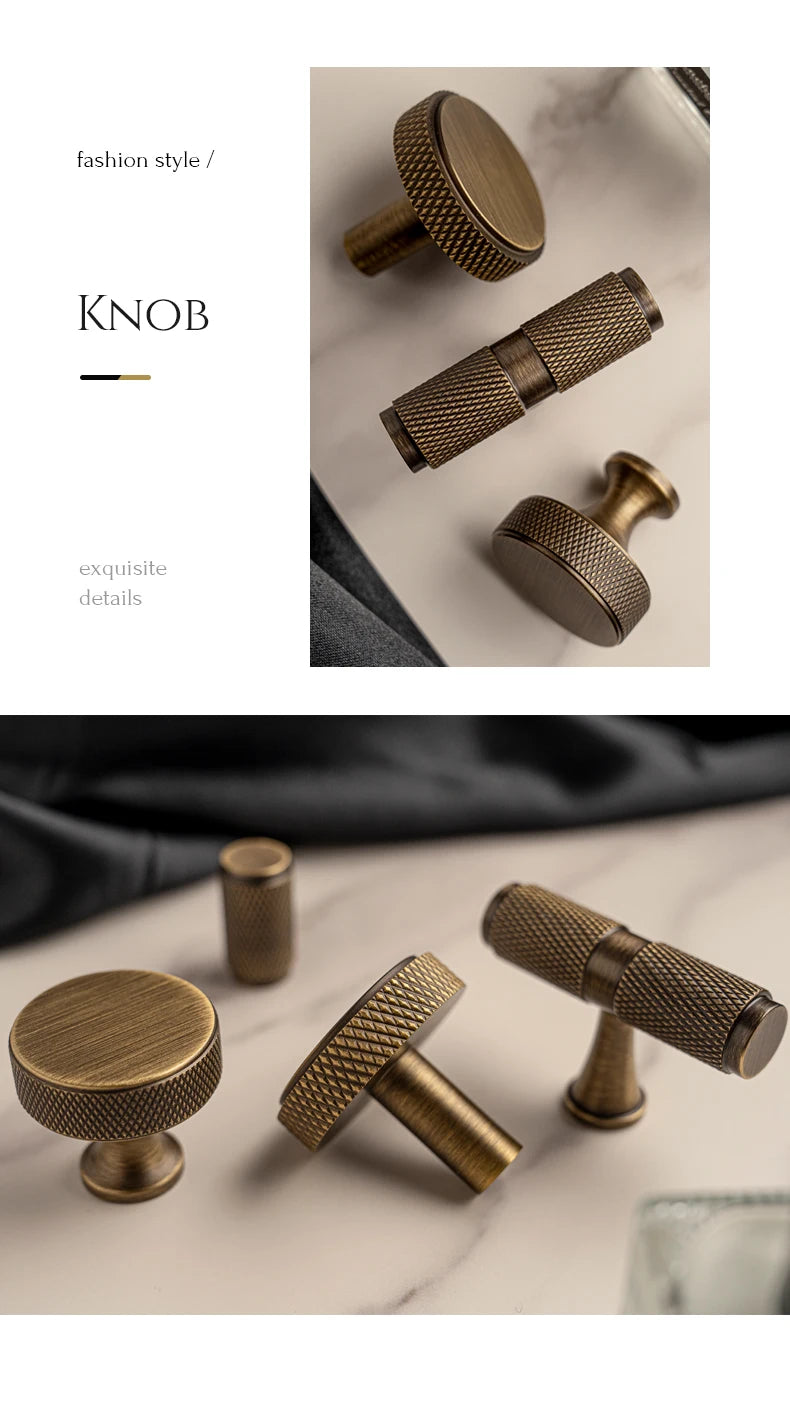 Brass Diamond-cut Cross Knurl
