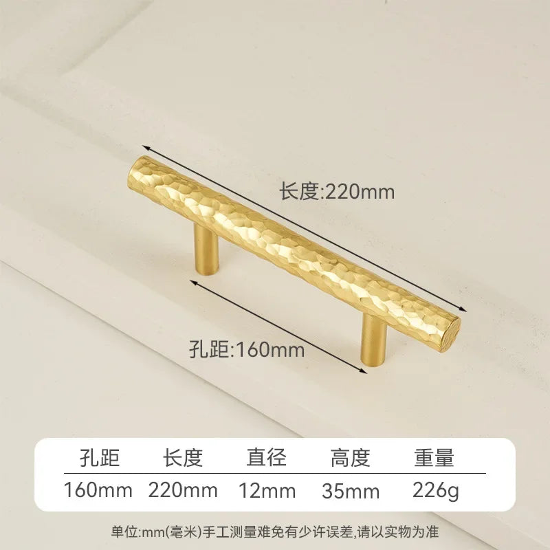 Solid Brass Hand Hammer Handles