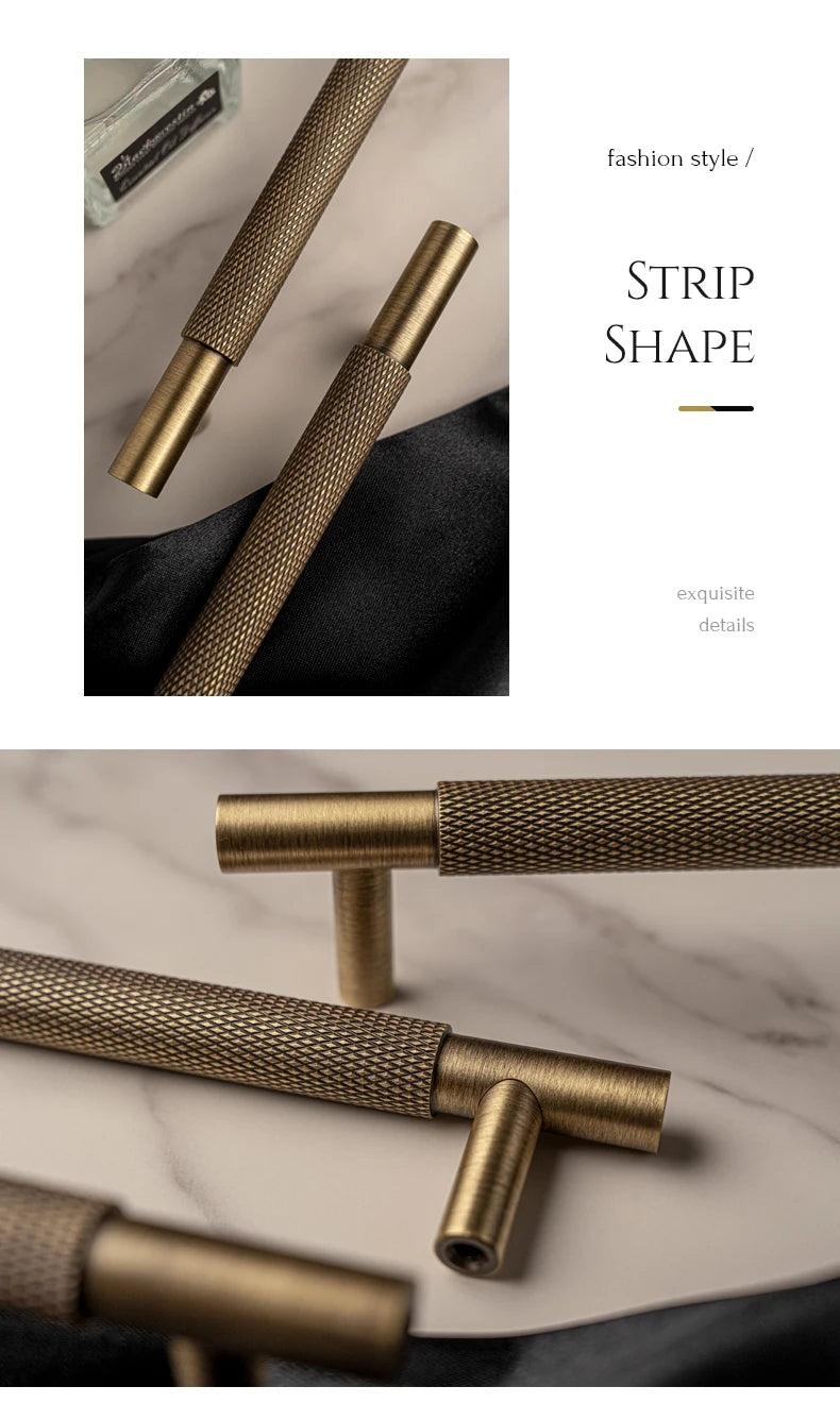 Brass Diamond-cut Cross Knurl