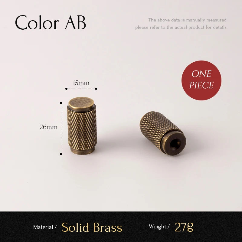 Brass Diamond-cut Cross Knurl