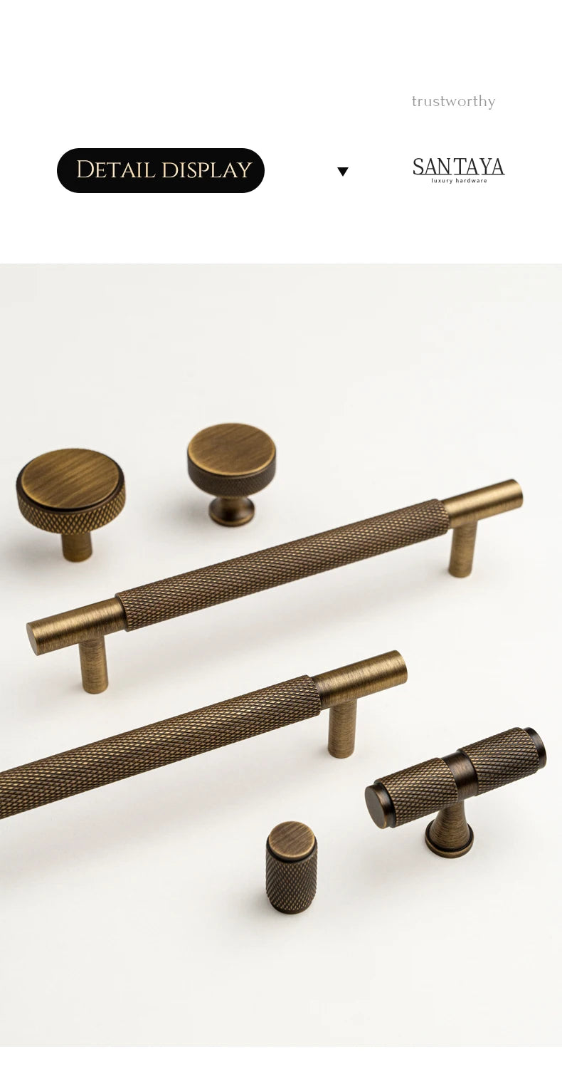 Brass Diamond-cut Cross Knurl