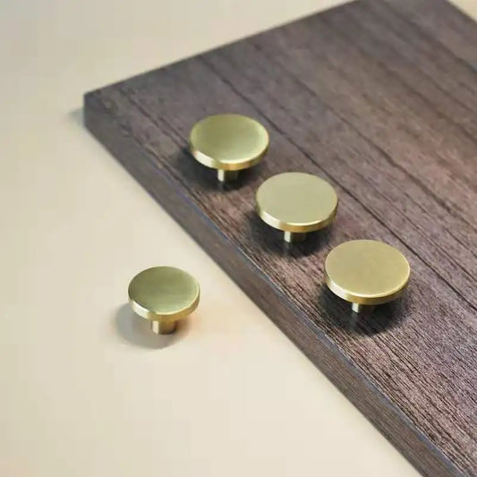 Luxury Solid Brass Round Knobs